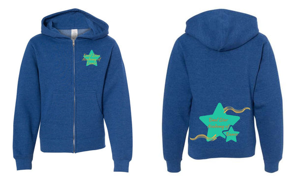 Dual Star Full Zip Youth Hoodie