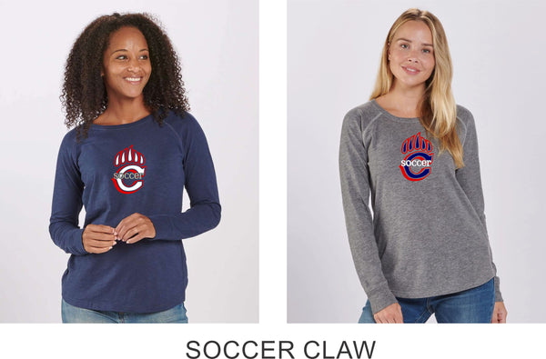 Chap Boys Soccer Ladies Preppy Long Sleeve Tee