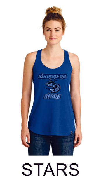 Slammers Stars New Era Racerback Tank