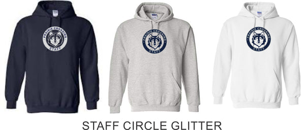 PCE Staff Hoodie- 3 Designs- Matte and Glitter