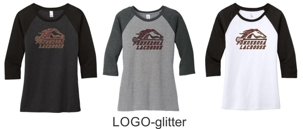 Pondo LAX Ladies Raglan Tee- 4 designs