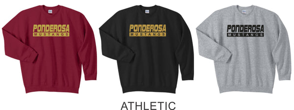 Pondo POMS Crewneck Sweathshirt- Matte or Glitter