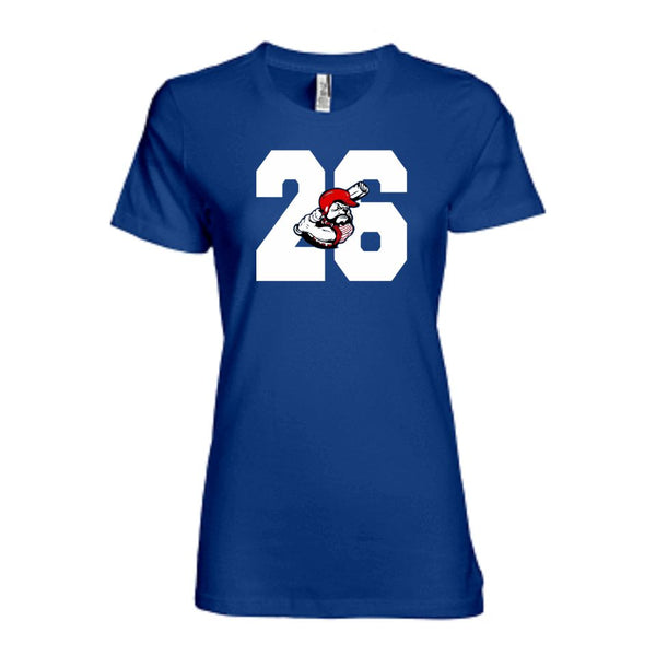 Bulldawgs NUMBER Premium Cotton Tee- Matte or Glitter