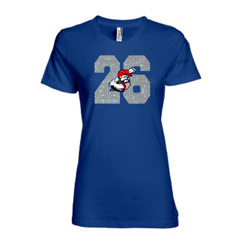 Bulldawgs NUMBER Premium Cotton Tee- Matte or Glitter