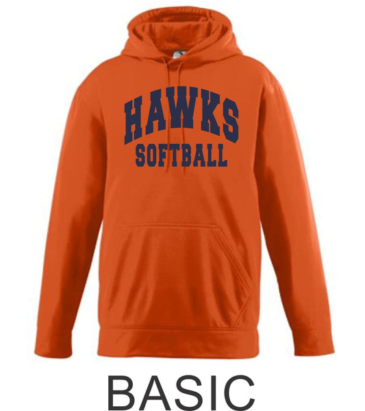 Hawks Softball Performance Sweatshirt- 4 Designs