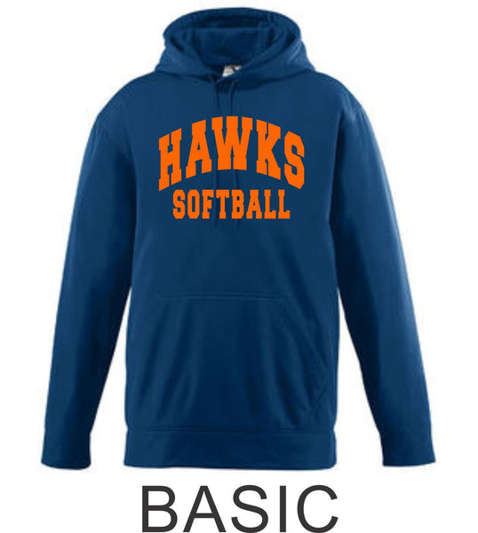 Hawks Softball Performance Sweatshirt- 4 Designs