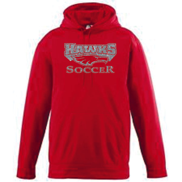 Colorado Hawks Soccer Wicking Hoodie- Matte or Glitter