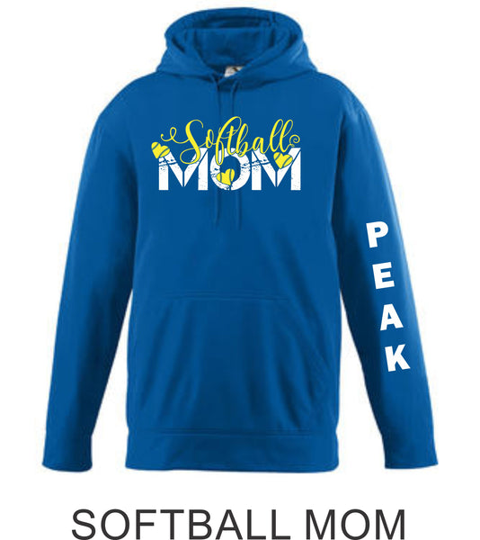 Peak Softball Performance Sweatshirt- 2 designs