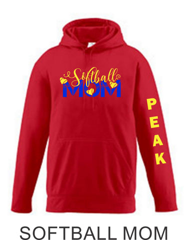 Peak Softball Performance Sweatshirt- 2 designs