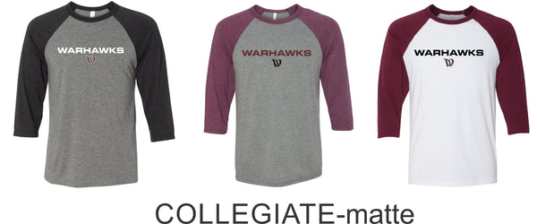 Warhawks Baseball Raglan Tees