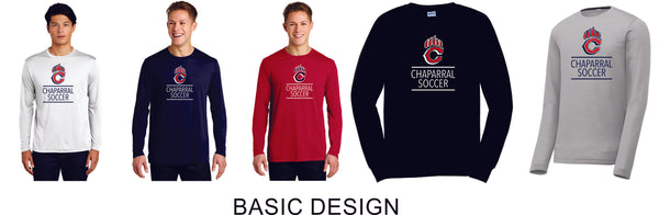 Chap Boys Soccer Unisex Long Sleeve Wicking Tee - 5 colors