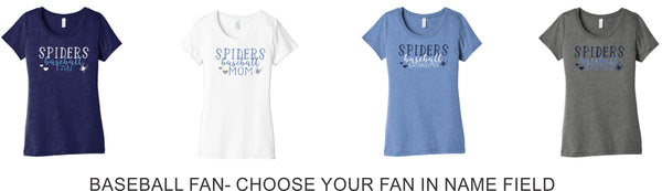 Spiders Triblend Tee-Unisex, Ladies, Youth- 5 Designs