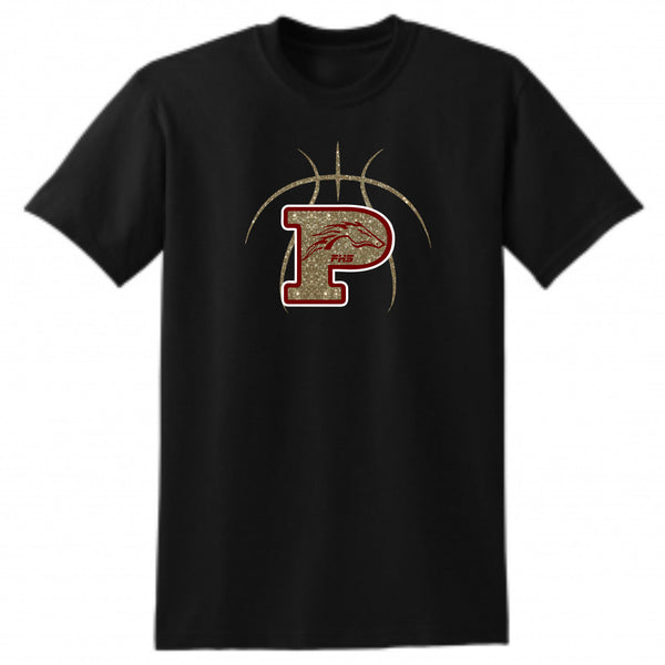 Pondo Basketball Basic LOGO Tee- Matte or Glitter