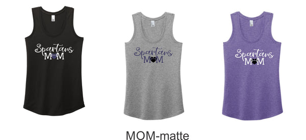 Spartans Football Triblend Ladies Tank- 2 designs