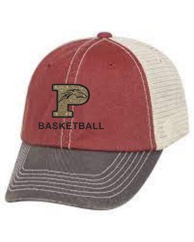 Pondo Basketball Glitter Trucker Hat