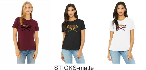 Pondo LAX Ladies Bella Canvas Tee- 4 designs