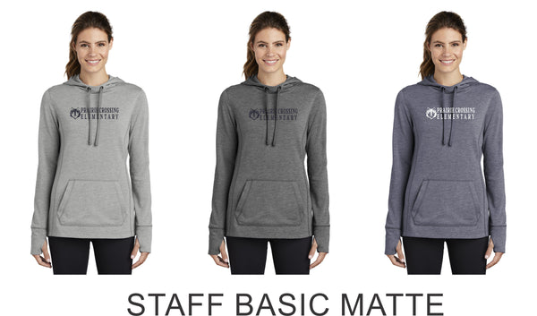 PCE Staff Premium Triblend Hoodie- 3 Designs- Unisex or Ladies Cut