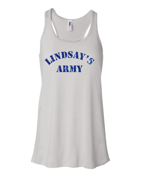 Lindsay's Army Flowy Tank- Matte or Glitter