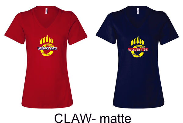 Chap Softball Ladies Tee- 6 design choices