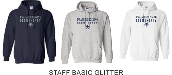 PCE Staff Hoodie- 3 Designs- Matte and Glitter