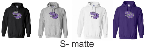 Slammers Softball Basic Hoodie- 4 Designs- Matte or Glitter