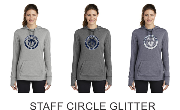 PCE Staff Premium Triblend Hoodie- 3 Designs- Unisex or Ladies Cut