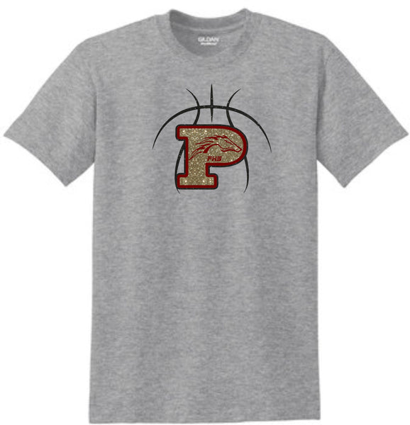 Pondo Basketball Basic LOGO Tee- Matte or Glitter