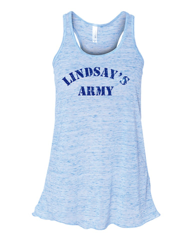 Lindsay's Army Flowy Tank- Matte or Glitter