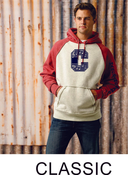 Chap Band Vintage Heathered Hoodie