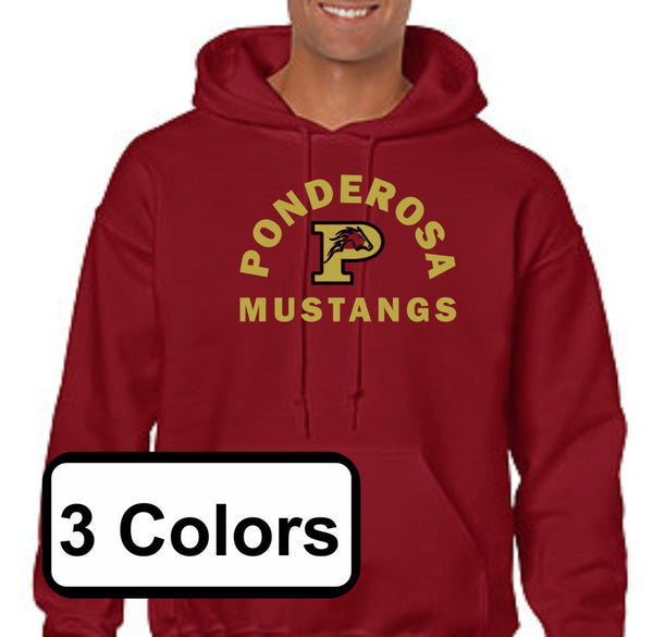 Pondo POMS Basic Hoodie- 6 Designs- Matte or Glitter