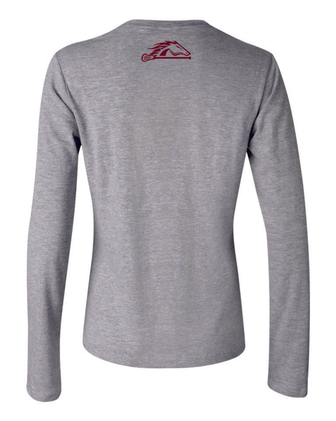 Pondo LAX Ladies Bella Canvas Long Sleeve Tee- 4 Designs