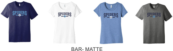 Spiders Triblend Tee-Unisex, Ladies, Youth- 5 Designs