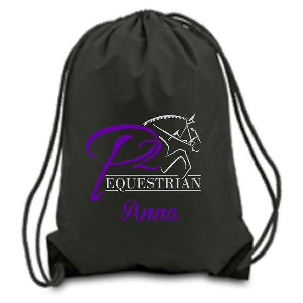 P2 Equestrian Basic Drawstring Bag- Matte or Glitter