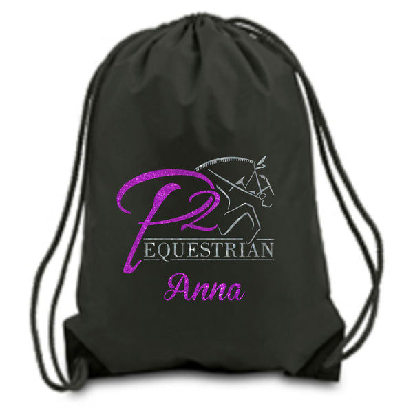 P2 Equestrian Basic Drawstring Bag- Matte or Glitter