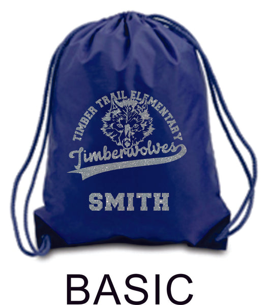 Timber Trail Drawstring Backpack- 2 Designs