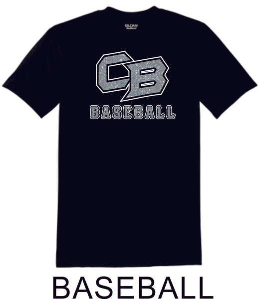 CO Baseball Basic BASEBALL Tee- Matte or Glitter
