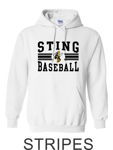 Sting Hooded Sweatshirt- 2 designs- Matte and Glitter
