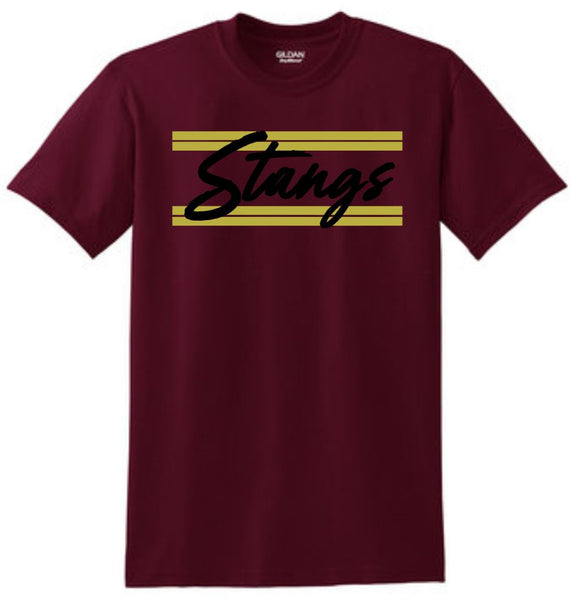 Pondo Baseball Basic STANGS Tee- Matte or Glitter