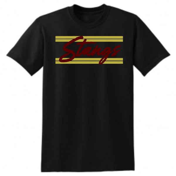 Pondo Baseball Basic STANGS Tee- Matte or Glitter