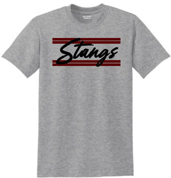 Pondo Baseball Basic STANGS Tee- Matte or Glitter