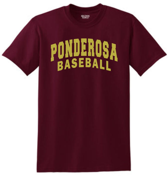 Pondo Baseball Basic ARC Tee- Matte or Glitter