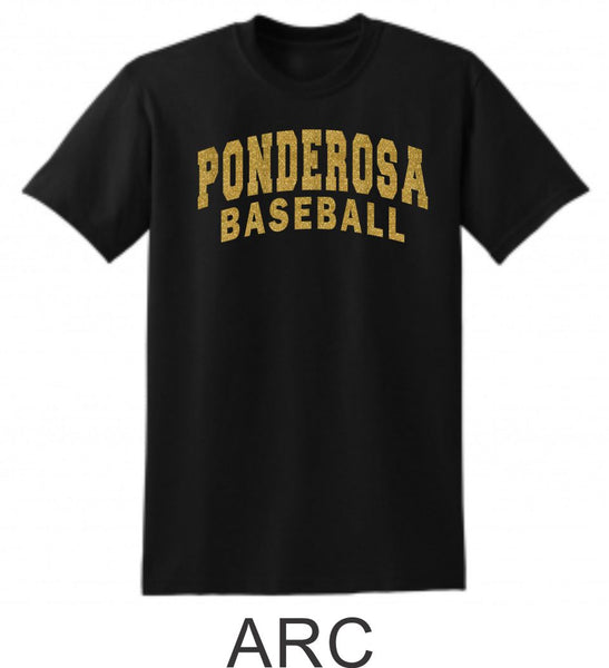 Pondo Baseball Basic ARC Tee- Matte or Glitter