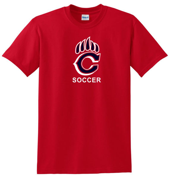 Chap Soccer Basic CLAW Tee- Matte or Glitter