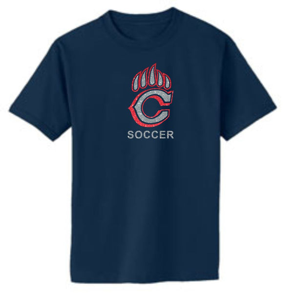 Chap Soccer Basic CLAW Tee- Matte or Glitter