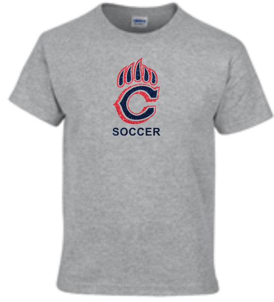 Chap Soccer Basic CLAW Tee- Matte or Glitter