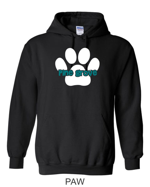 PGE Black Hooded Sweatshirt - 7 Designs