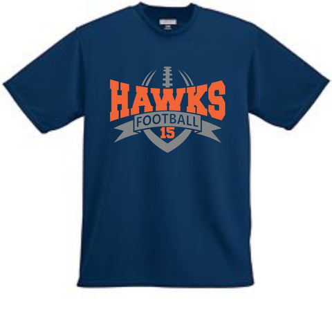 Hawks Banner Wicking T-Shirt