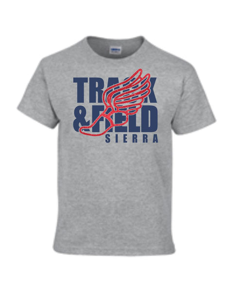 Sierra Track & Field Shoe Tee- Matte or Glitter