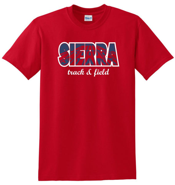 Sierra Track & Field Start Tee- Matte or Glitter