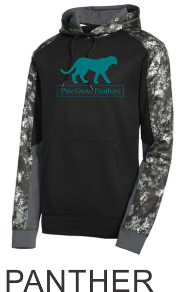 PGE Colorblock Hooded Wicking Sweatshirt- 2 Designs